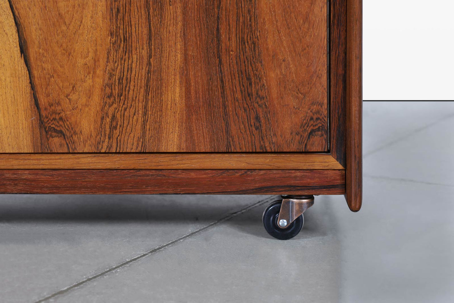 Mid-Century Brazilian Rosewood Armoire Dresser by Intercontinental Design