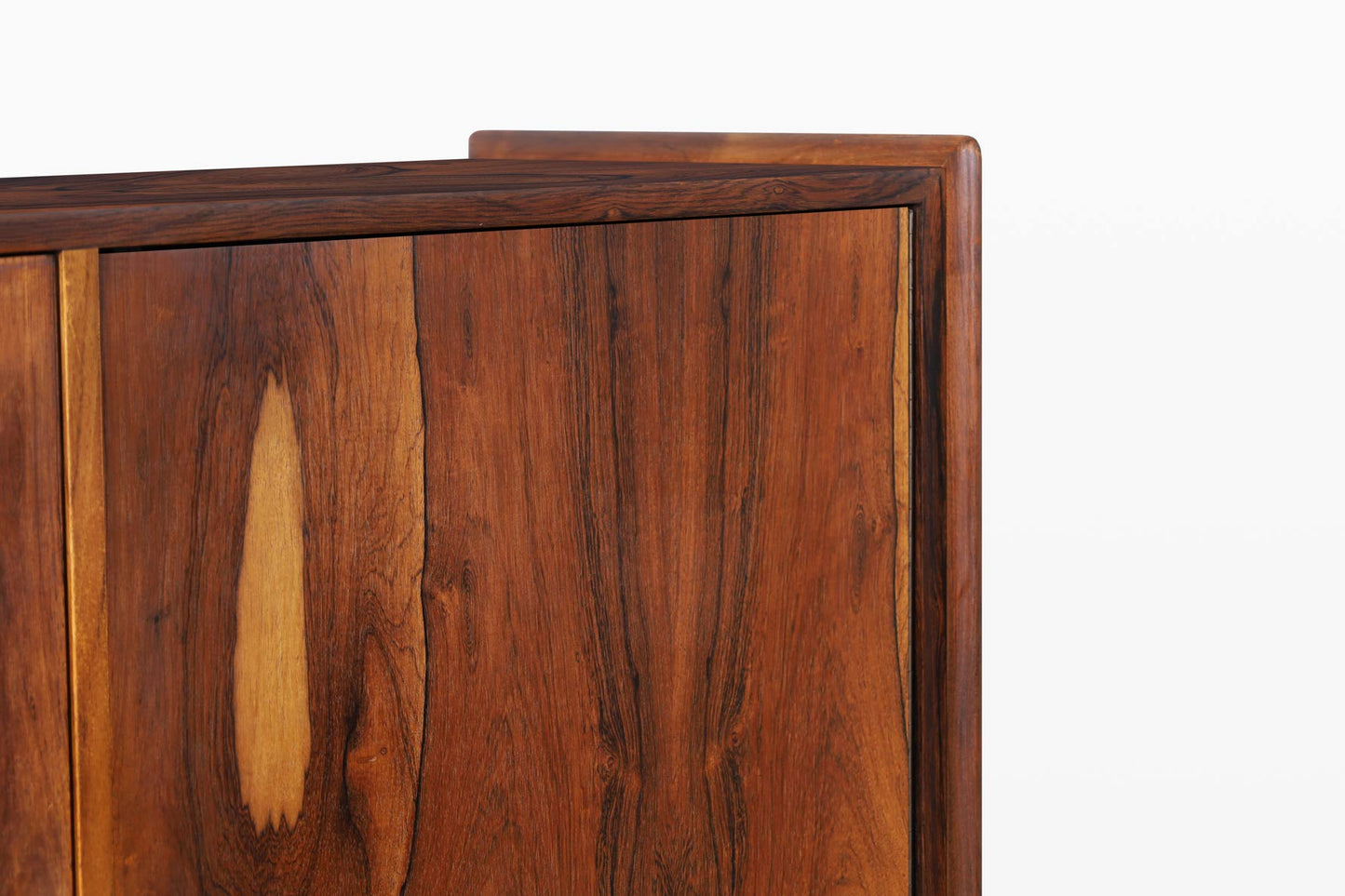 Mid-Century Brazilian Rosewood Armoire Dresser by Intercontinental Design
