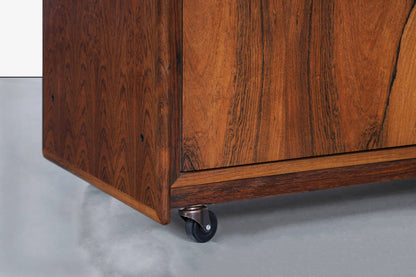 Mid-Century Brazilian Rosewood Armoire Dresser by Intercontinental Design