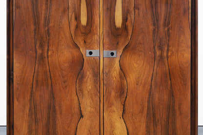 Mid-Century Brazilian Rosewood Armoire Dresser by Intercontinental Design