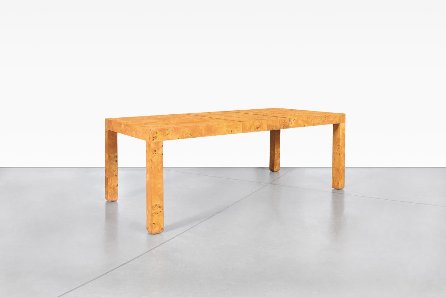 Mid-Century Burl Wood Dining Table by Milo Baughman for Thayer Coggin