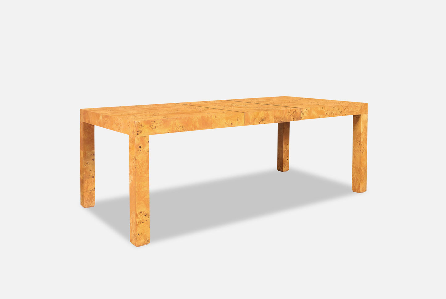 Mid-Century Burl Wood Dining Table by Milo Baughman for Thayer Coggin
