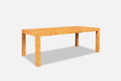 Mid-Century Burl Wood Dining Table by Milo Baughman for Thayer Coggin