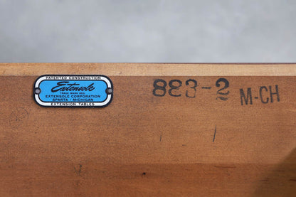 Mid-Century Drop-Leaf Extension Dining Table by Extensole Corporation