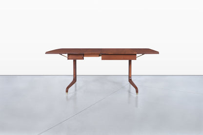 Mid-Century Drop-Leaf Extension Dining Table by Extensole Corporation