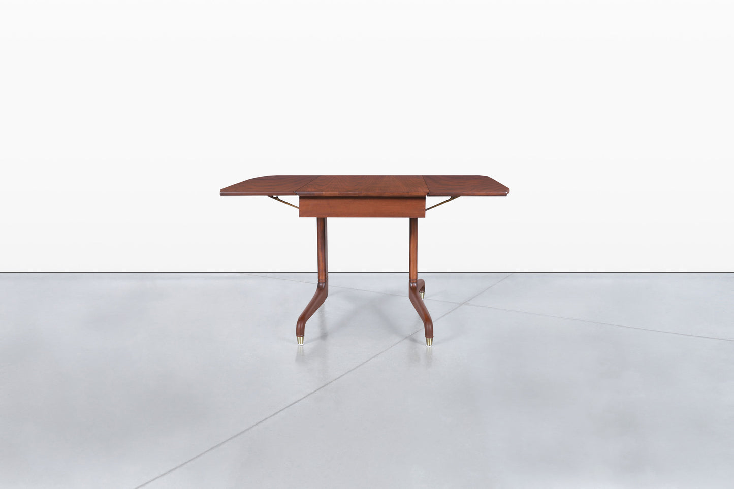 Mid-Century Drop-Leaf Extension Dining Table by Extensole Corporation