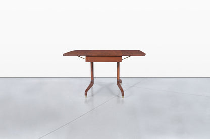 Mid-Century Drop-Leaf Extension Dining Table by Extensole Corporation