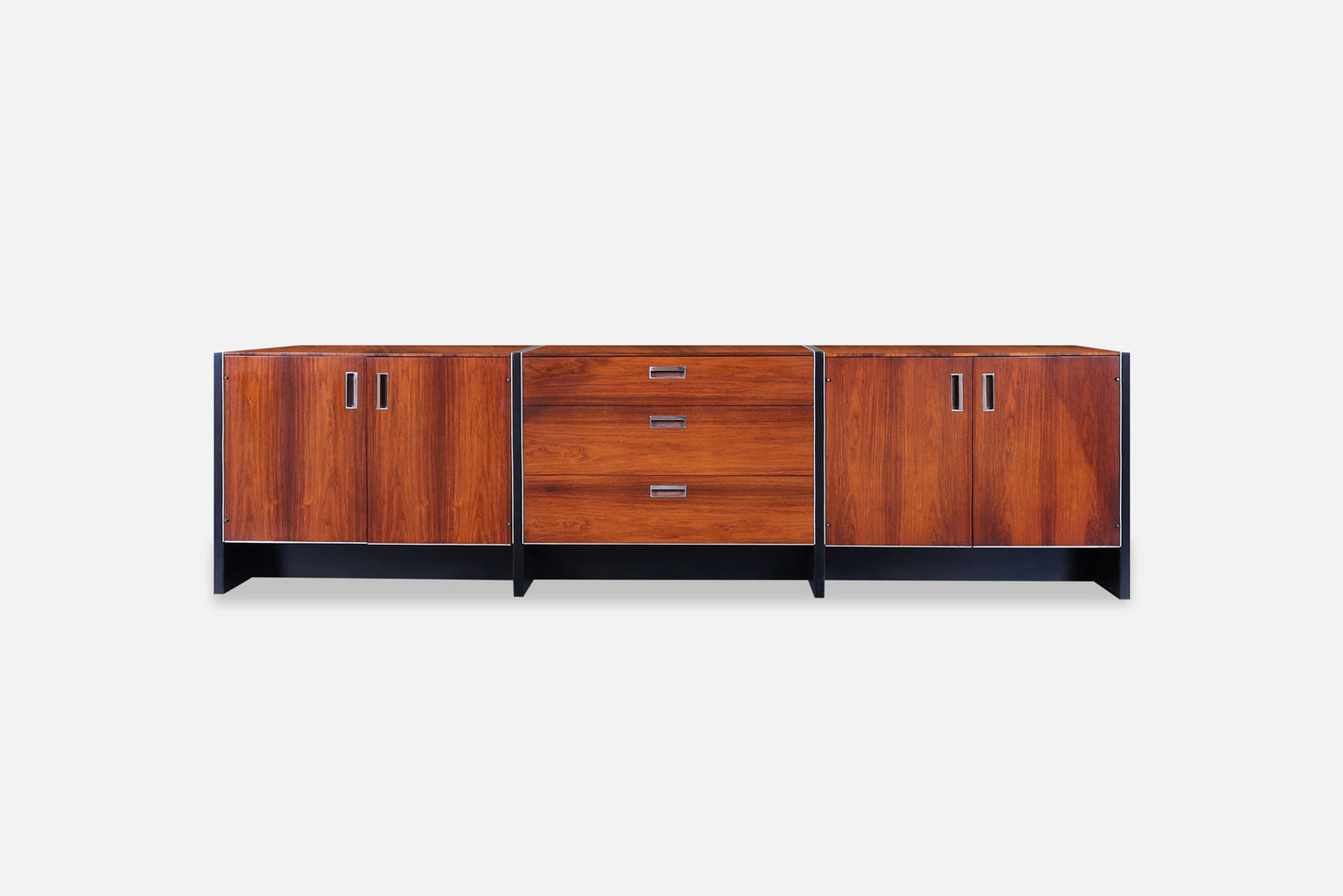 Mid-Century Long Rosewood Credenza by Robert Baron for Glenn of California