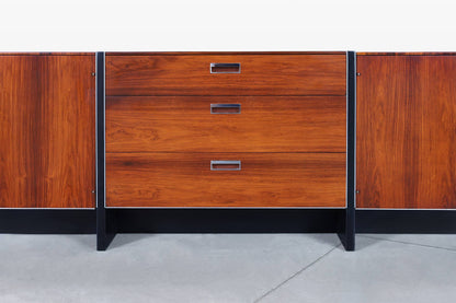 Mid-Century Long Rosewood Credenza by Robert Baron for Glenn of California