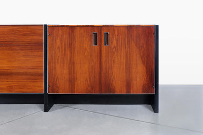 Mid-Century Long Rosewood Credenza by Robert Baron for Glenn of California