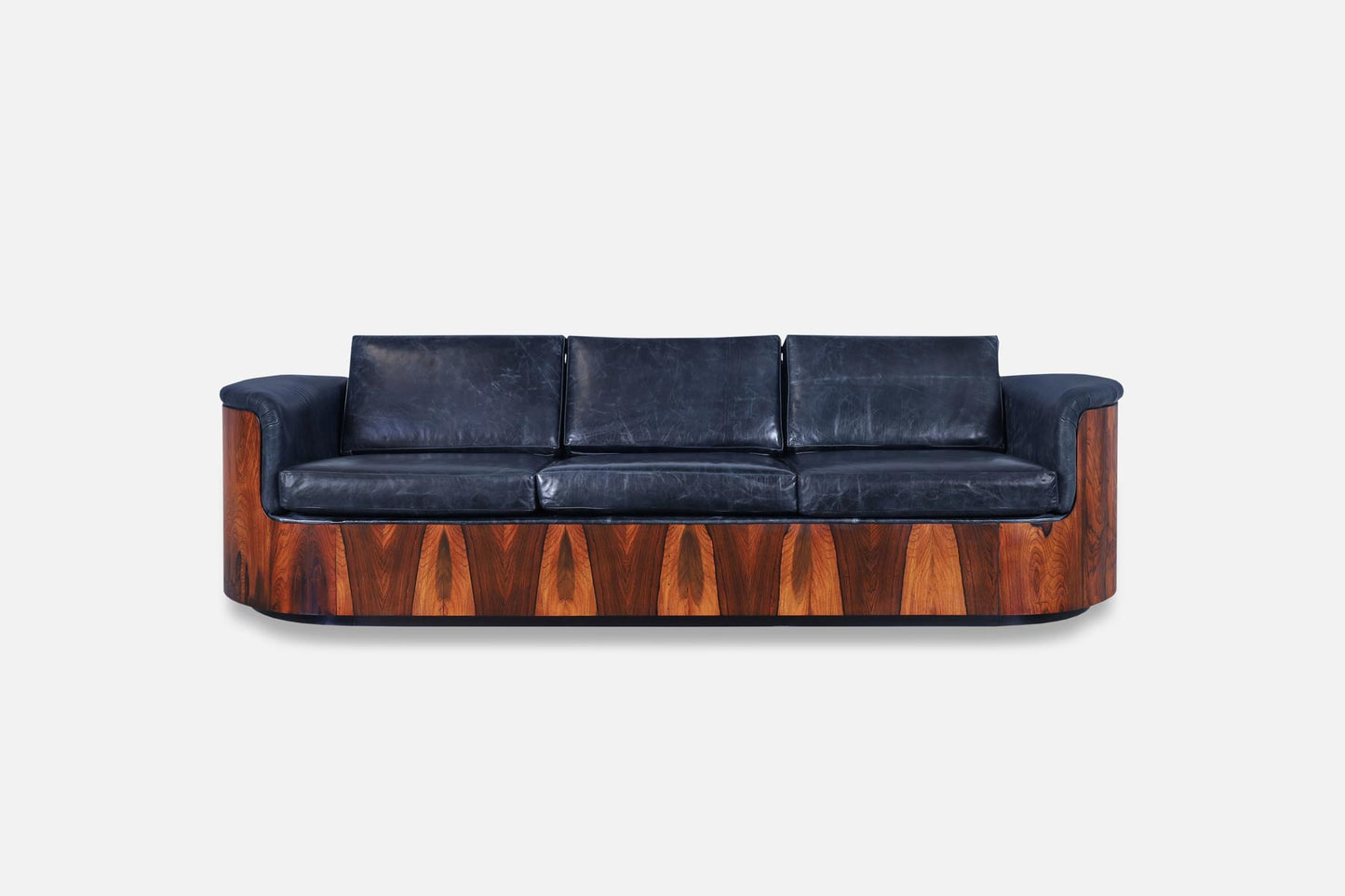 Mid-Century Modern Brazilian Rosewood Sofa by Selig