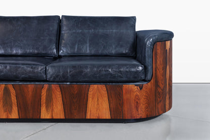 Mid-Century Modern Brazilian Rosewood Sofa by Selig