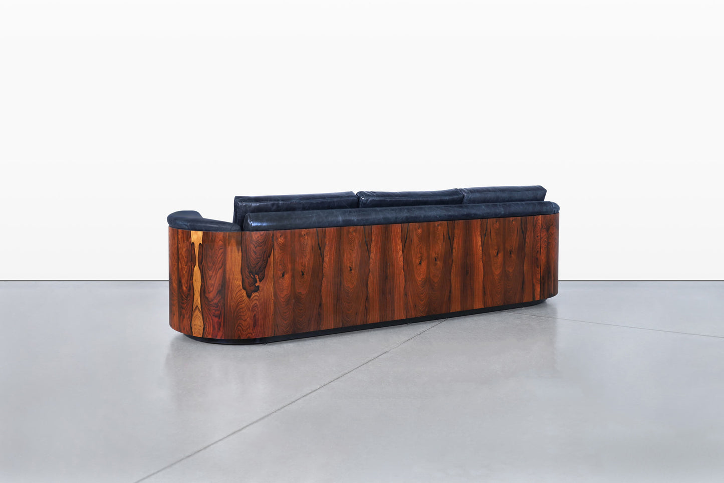 Mid-Century Modern Brazilian Rosewood Sofa by Selig