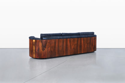 Mid-Century Modern Brazilian Rosewood Sofa by Selig