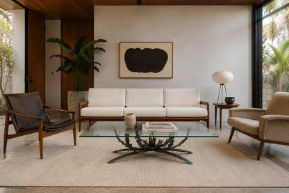 Mid-Century Modern Brutalist Bronze Coffee Table by Daniel Gluck
