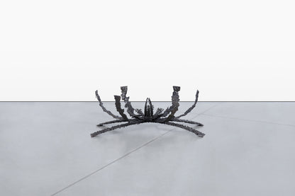 Mid-Century Modern Brutalist Bronze Coffee Table by Daniel Gluck