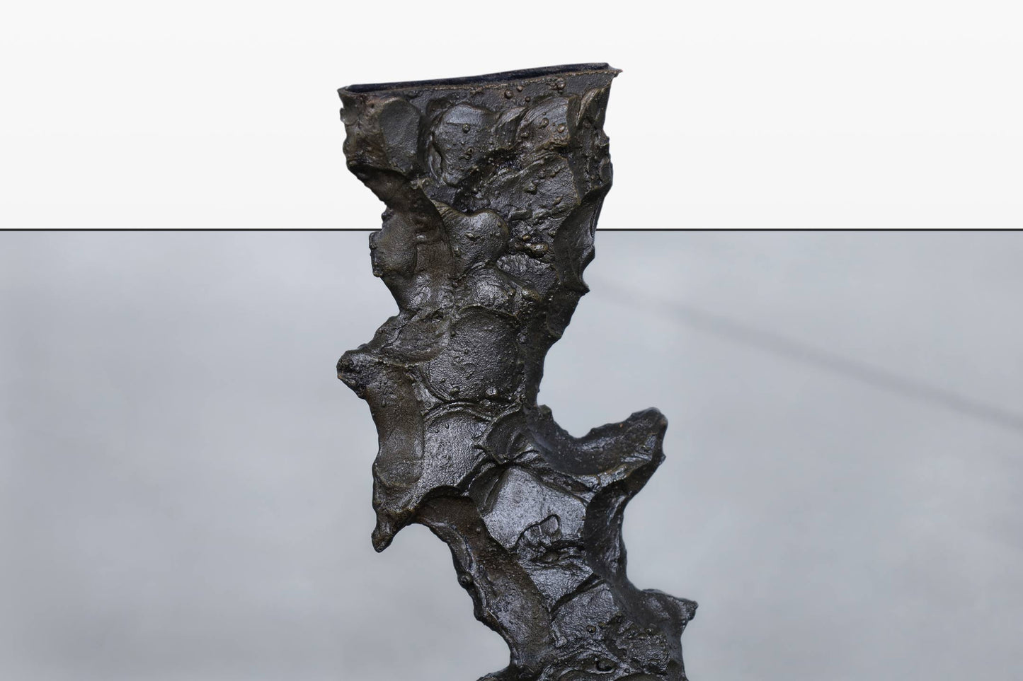 Mid-Century Modern Brutalist Bronze Coffee Table by Daniel Gluck