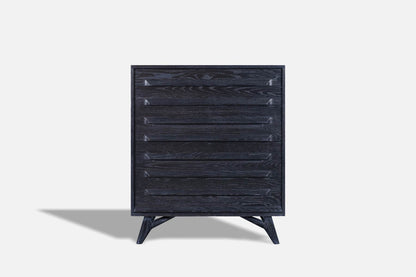 Mid-Century Modern Cerused Chest of Drawers by Jack Van Der Molen