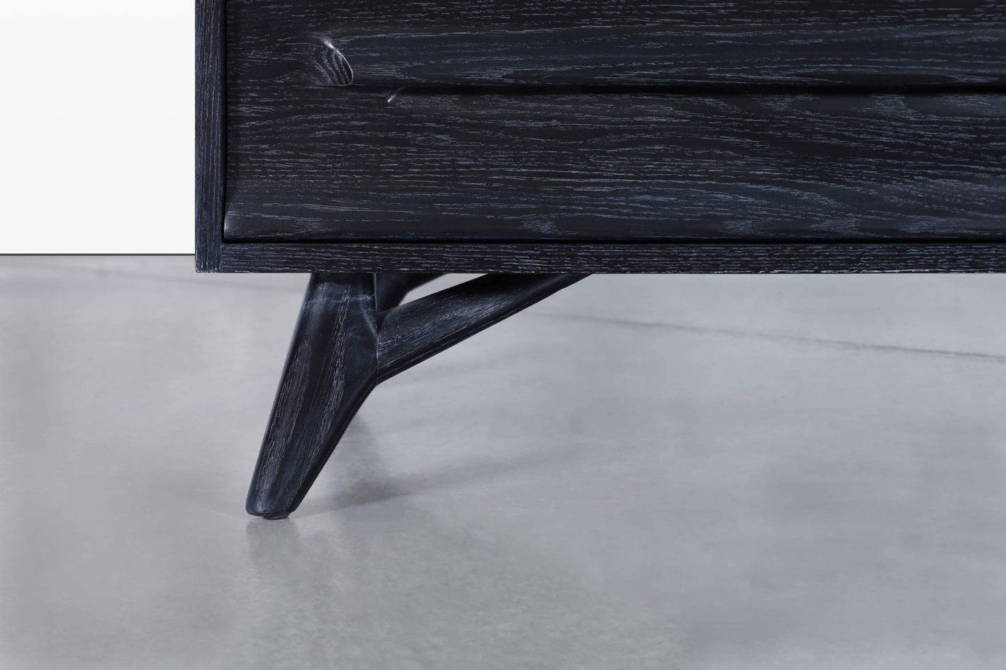 Mid-Century Modern Cerused Chest of Drawers by Jack Van Der Molen