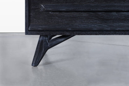 Mid-Century Modern Cerused Chest of Drawers by Jack Van Der Molen