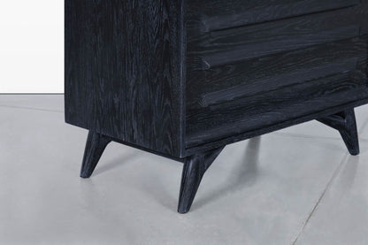 Mid-Century Modern Cerused Chest of Drawers by Jack Van Der Molen