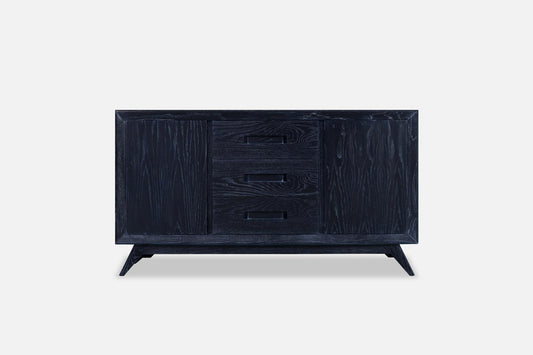 Mid-Century Modern Cerused Credenza Attributed to Paul Frankl
