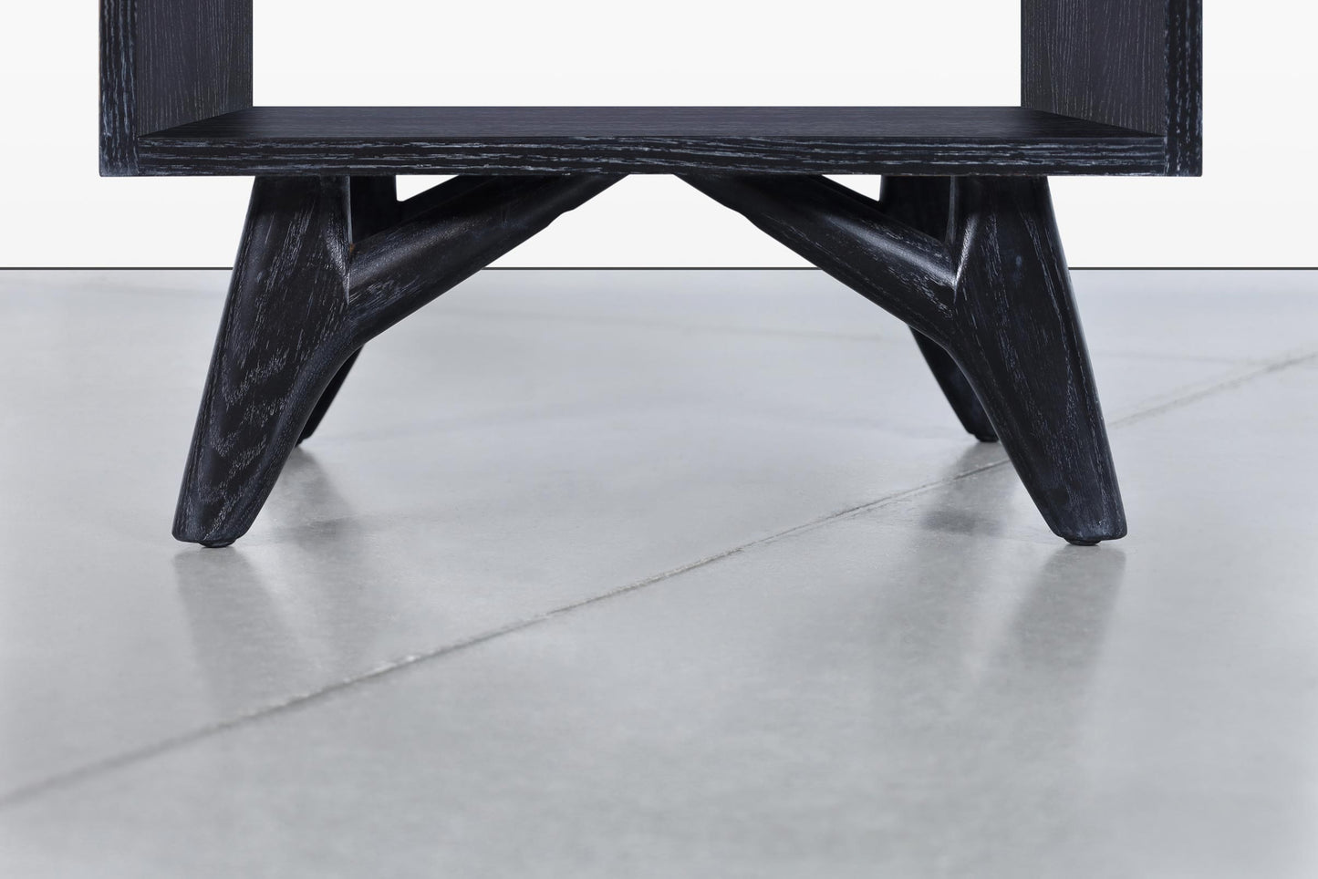 Mid-Century Modern Cerused Nightstands by Jack Van Der Molen
