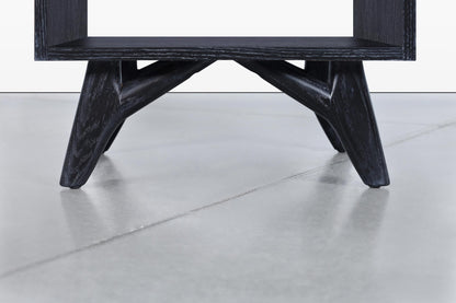 Mid-Century Modern Cerused Nightstands by Jack Van Der Molen