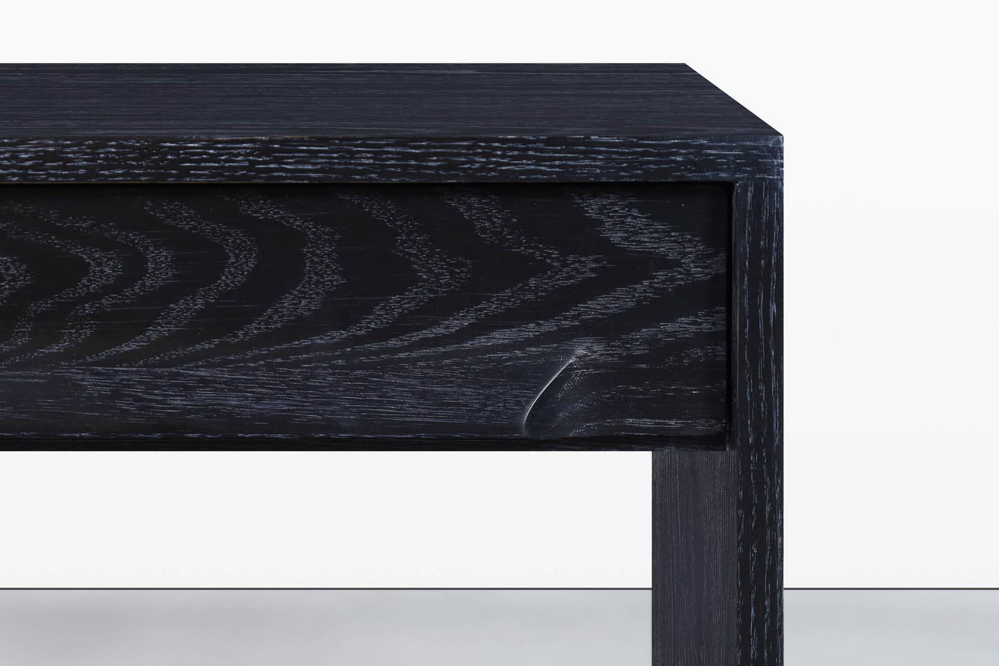 Mid-Century Modern Cerused Nightstands by Jack Van Der Molen