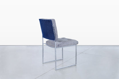 Mid-Century Modern Chrome Dining Chairs After Milo Baughman