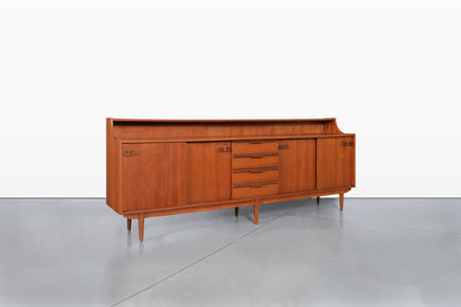 Mid-Century Modern English Teak Credenza / Sideboard, 1960s