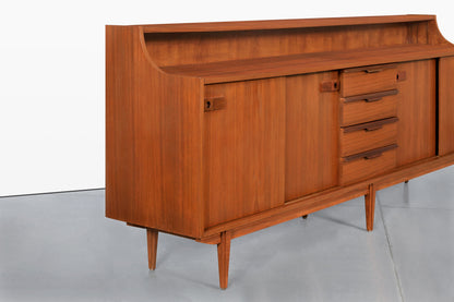Mid-Century Modern English Teak Credenza / Sideboard, 1960s