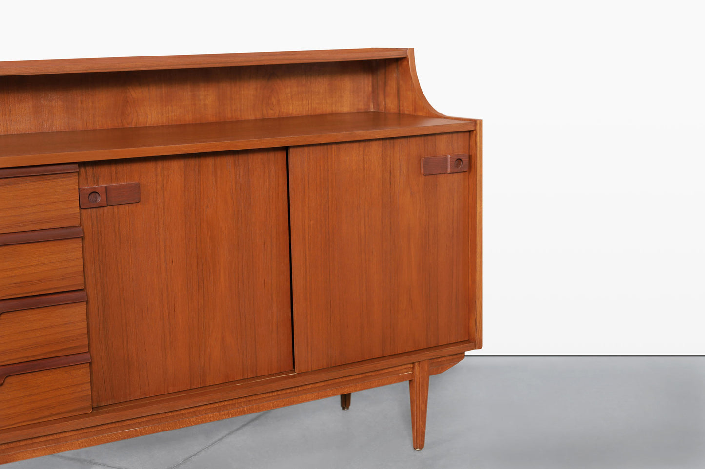 Mid-Century Modern English Teak Credenza / Sideboard, 1960s