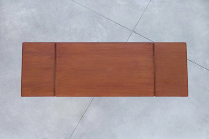 Mid-Century Modern Expanding Teak Dining Table by Johannes Andersen
