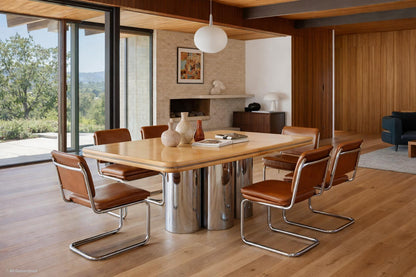 Mid-Century Modern "Radial" Dining Table by Stanley J. Friedman for Brueton