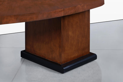 Mid-Century Modern Sculptural Biomorphic Walnut Executive Desk