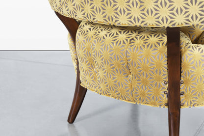Mid-Century Modern Sculptural Lounge Chairs Attributed to Billy Haines