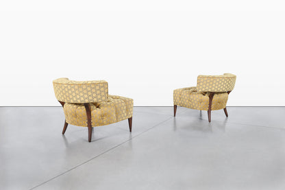 Mid-Century Modern Sculptural Lounge Chairs Attributed to Billy Haines