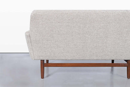 Mid-Century Modern Sculptural Walnut Sofa, 1960s