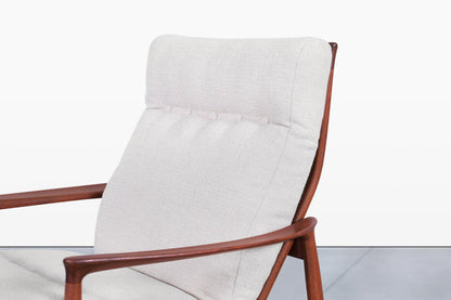 Mid-Century Modern “Stanford” Teak Lounge Chair by Folke Ohlsson for DUX