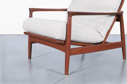 Mid-Century Modern “Stanford” Teak Lounge Chair by Folke Ohlsson for DUX