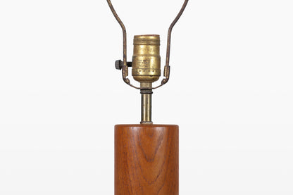 Mid-Century Modern Teak Table Lamps by ESA