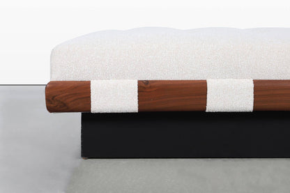 Mid-Century Modern Walnut Daybed / Bench by Adrian Pearsall