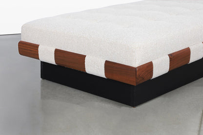 Mid-Century Modern Walnut Daybed / Bench by Adrian Pearsall