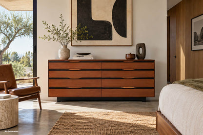 Mid-Century Modern Walnut Dresser by John Kapel for Glenn of California