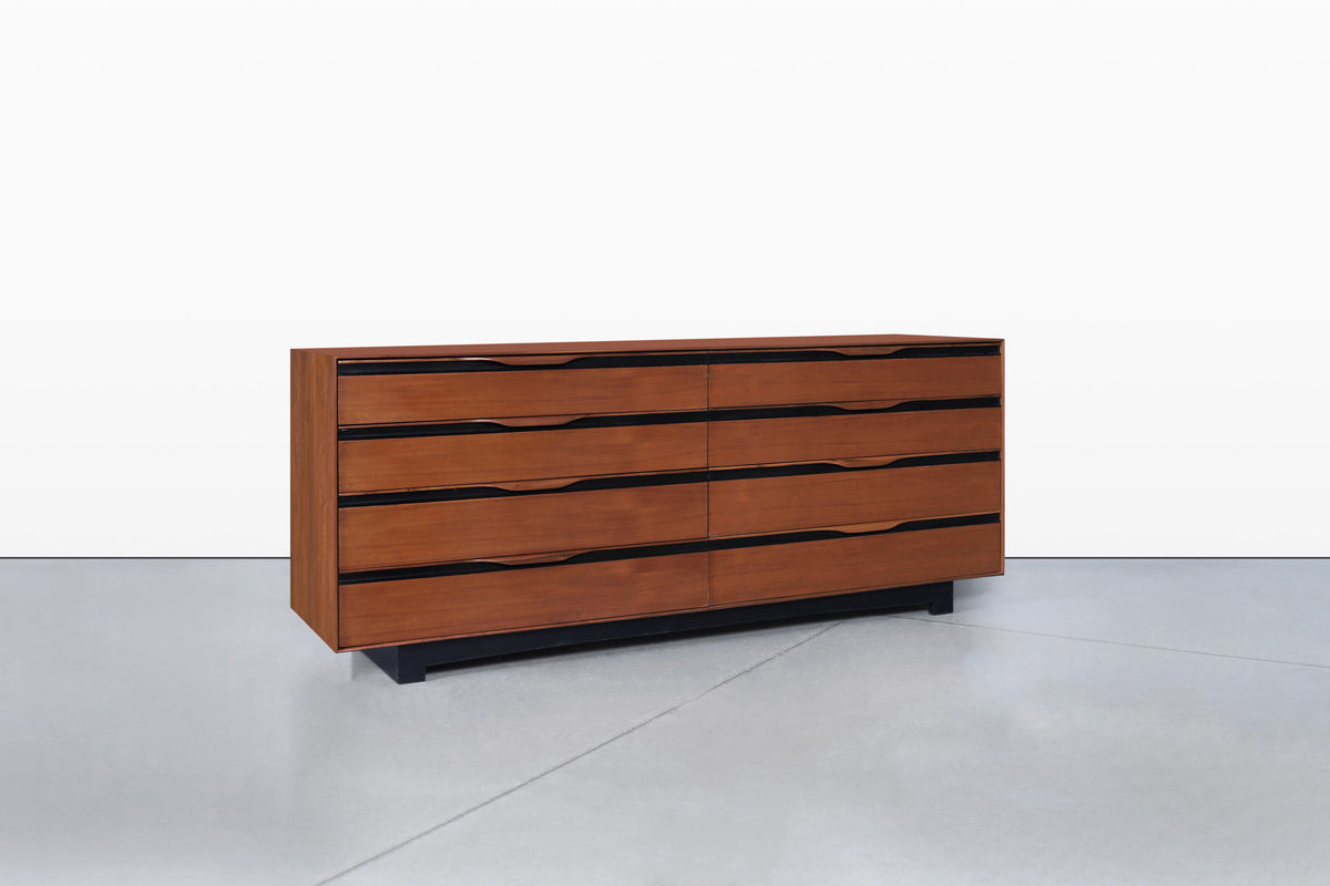 Mid-Century Modern Walnut Dresser by John Kapel for Glenn of California