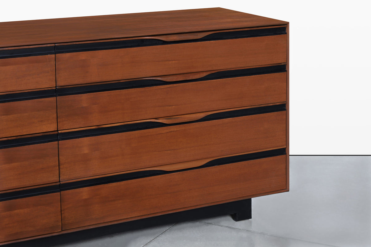 Mid-Century Modern Walnut Dresser by John Kapel for Glenn of California