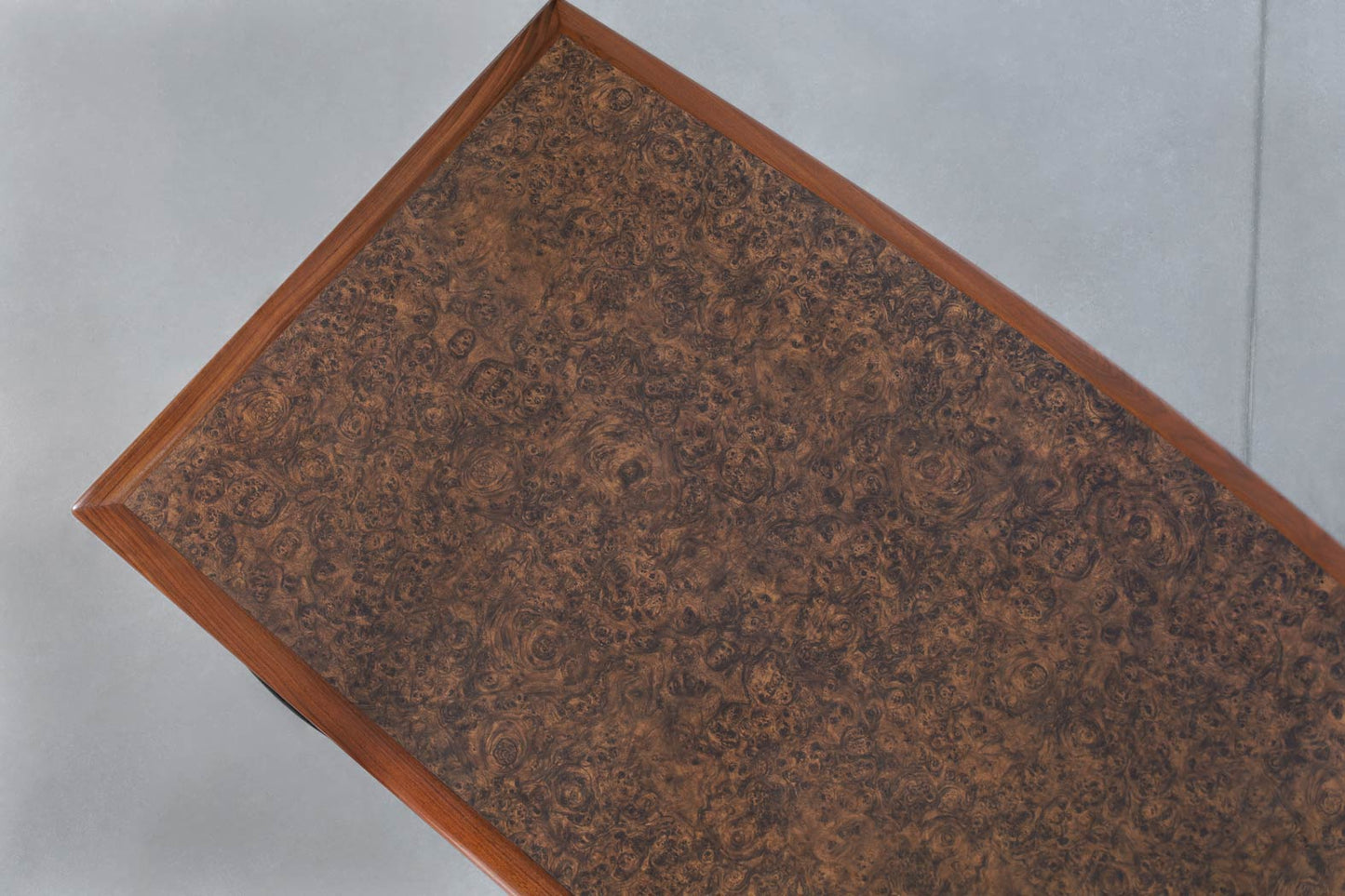 Mid-Century Modern Walnut Executive Desk Attributed to Monteverdi Young