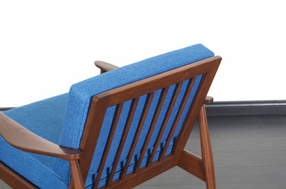 Mid-Century Modern Walnut Lounge Chair