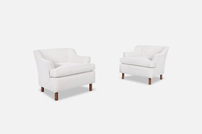 Mid-Century Modern Walnut Lounge Chairs